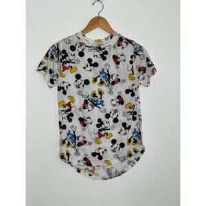 Mickey Mouse Women's Shirt Size:S Preo-Owed